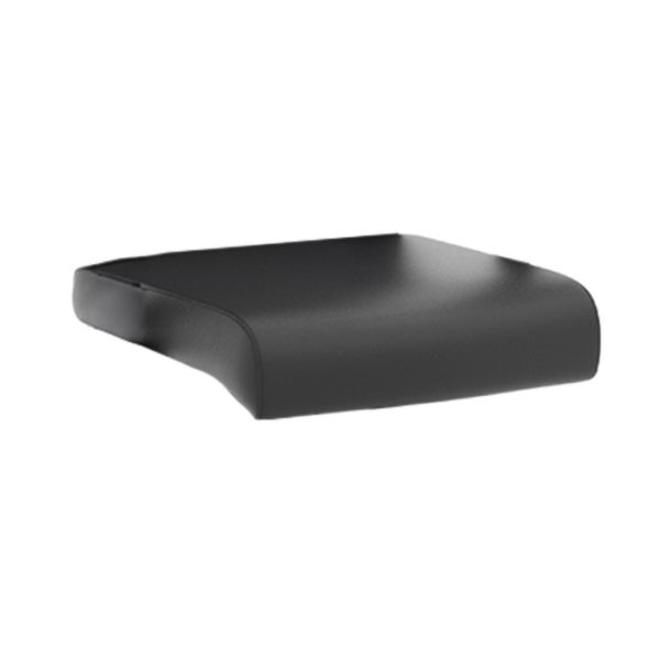 black office chair seat