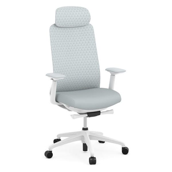Trinity Conference Chair Artic Blue Headrest
