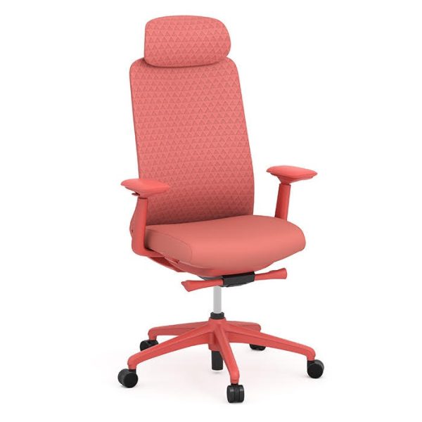 Trinity Conference Chair Salmon Headrest