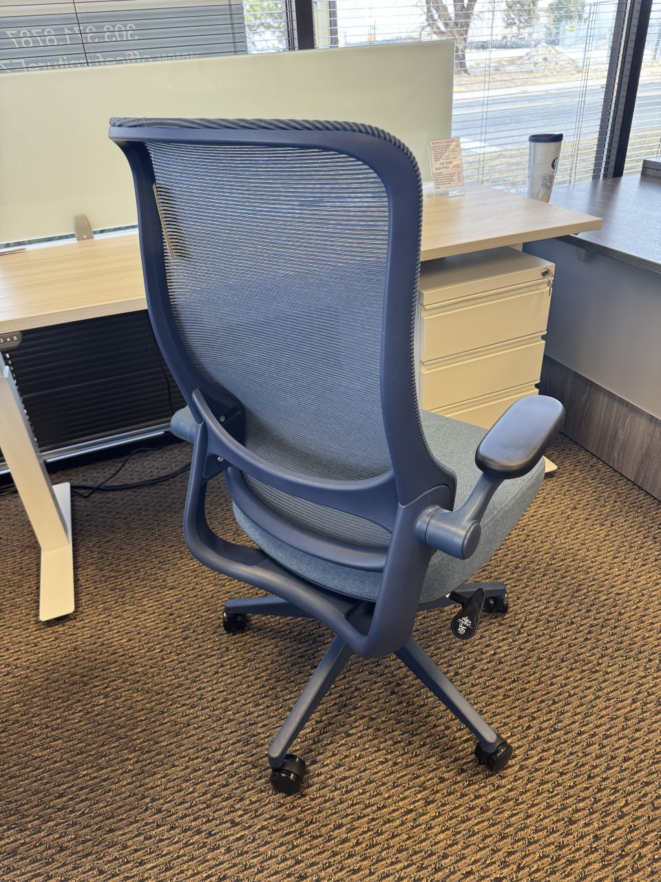 Verde Office Chair Gray Mesh - Office Furniture EZ Colorado Springs