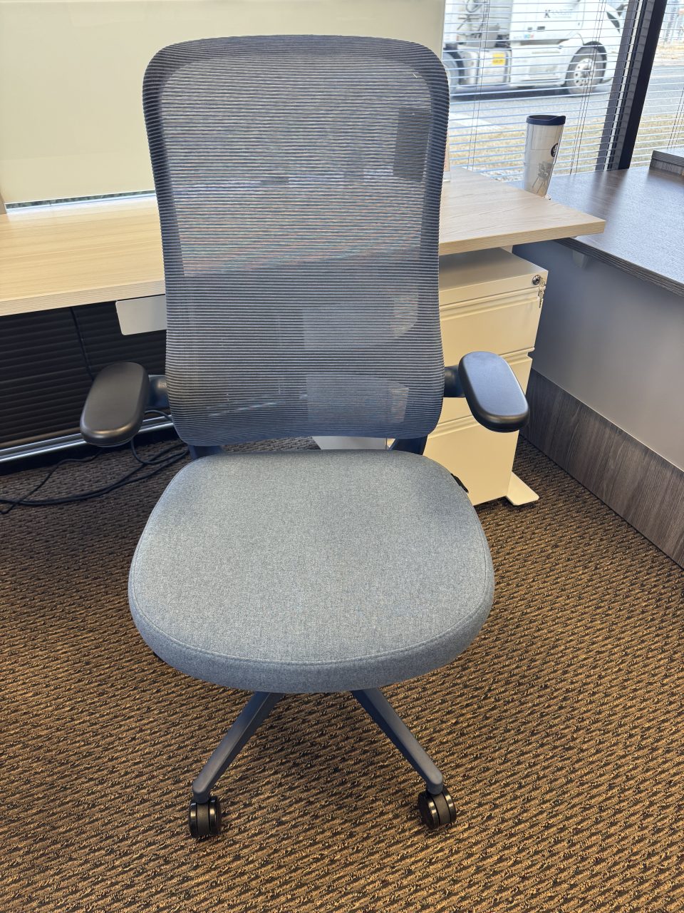 Verde Office Chair Gray Mesh