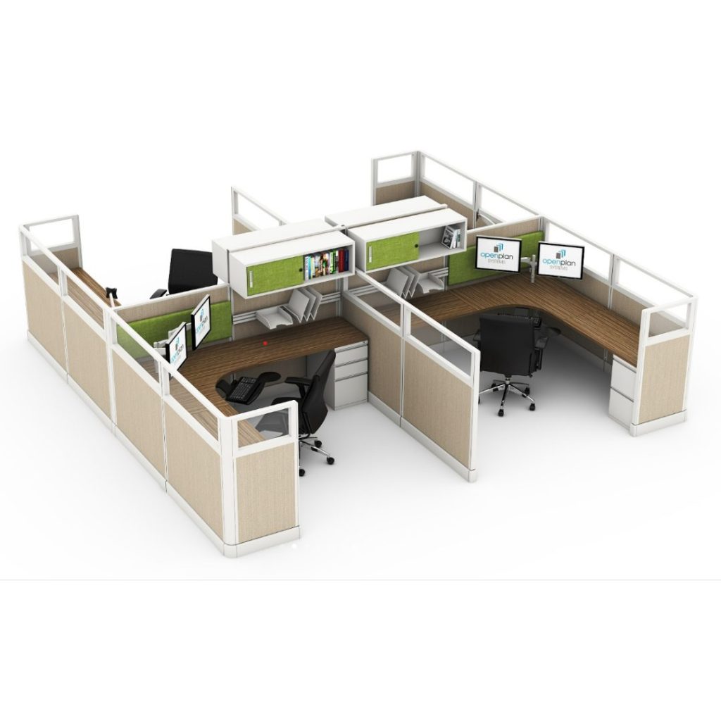 Action Office 2 Panel System by Open Plan | Office Furniture EZ