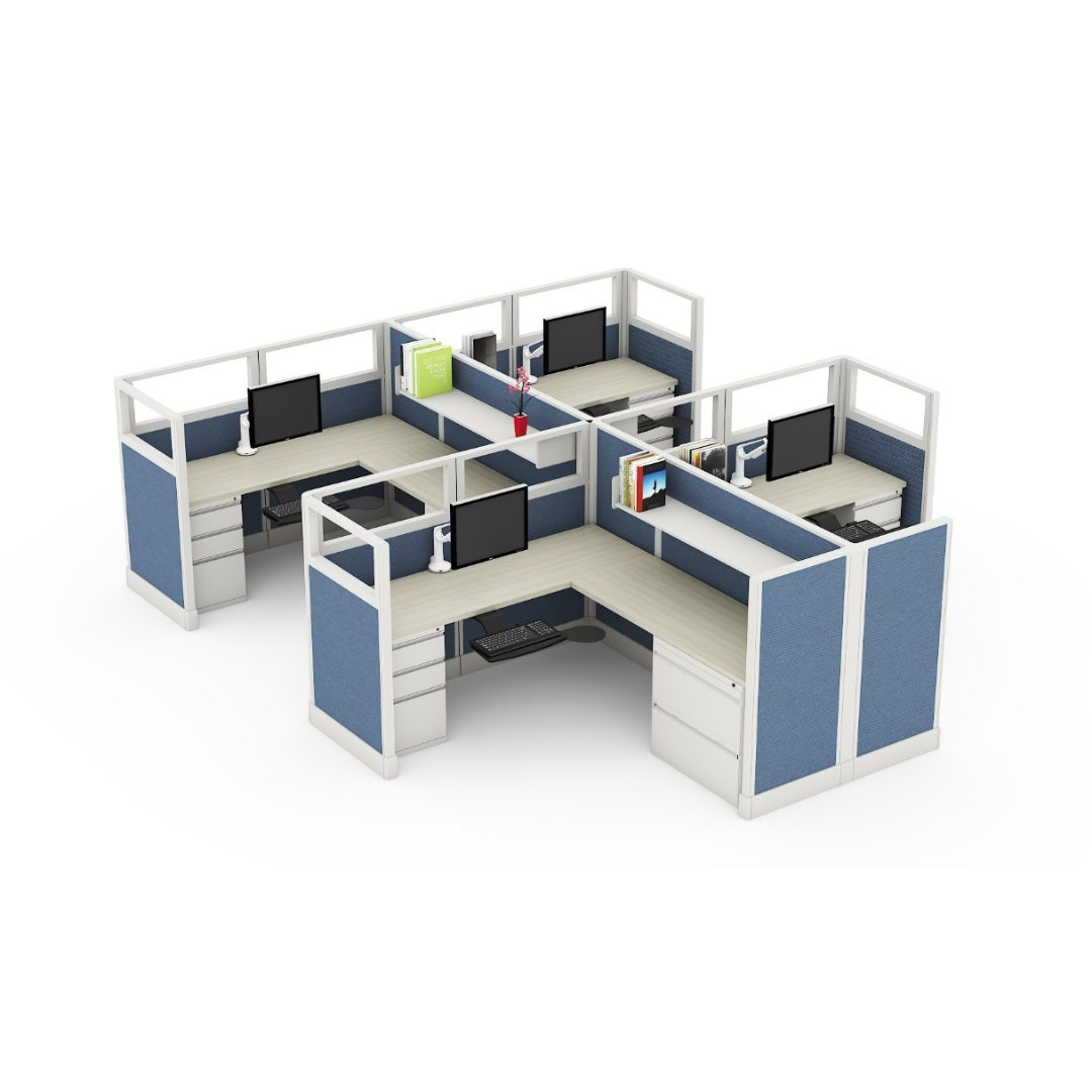 Ops2 Panel System by Open Plan Blue