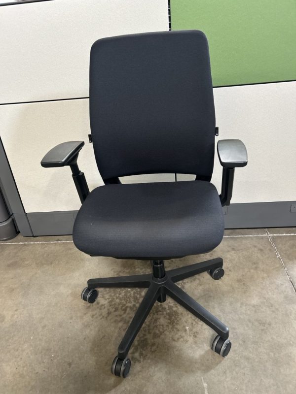 Used Office Chair: Steelcase "Amia" Fabric Chair - Image 3