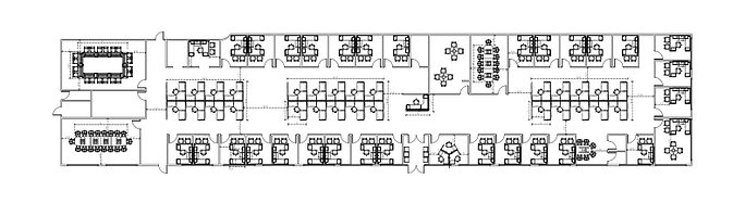 2d and 3d drawing rendering of office furniture