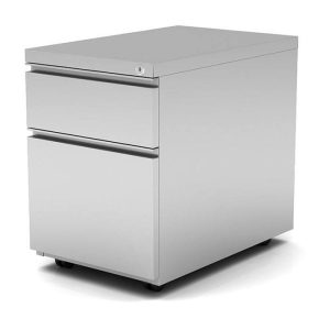n9ne 2-Drawer Steel Mobile Pedestal for Denver Office Cubicles