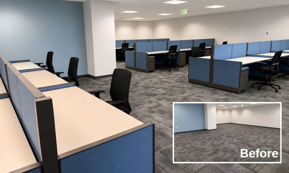Project Completion Photos - Office Furniture EZ Colorado Springs - Aerospace Client