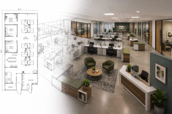 Office Furniture 2D, 3D, and completed