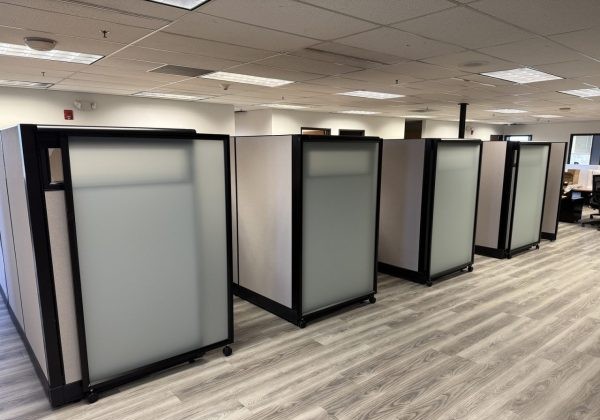 Office Cubicles with Privacy Doors