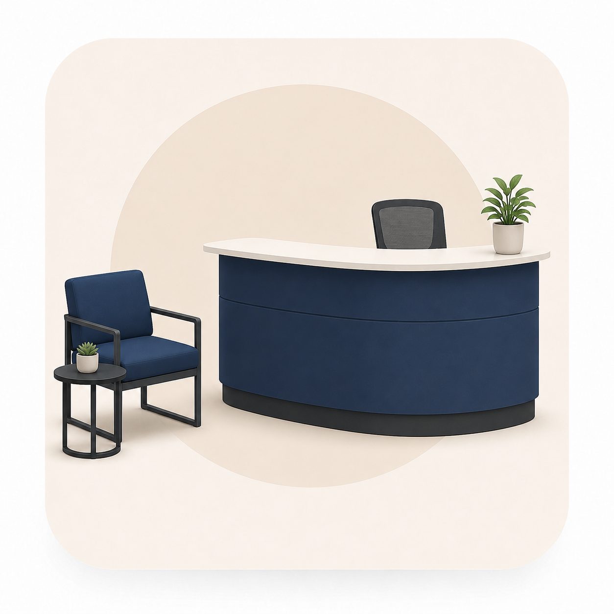 used reception furniture