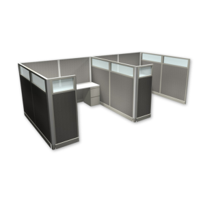 Modern office cubicles and workstations