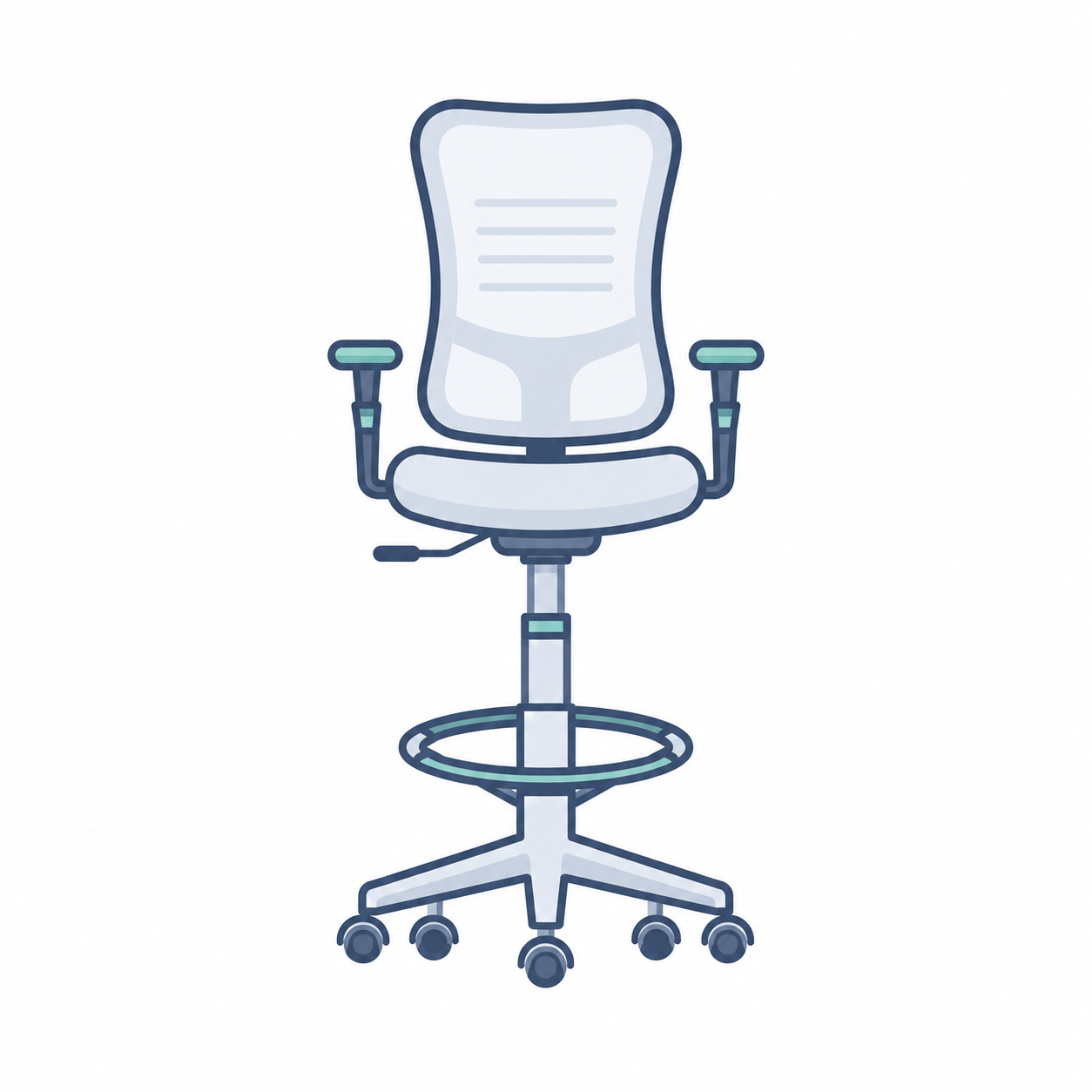 Icon of a drafting stool