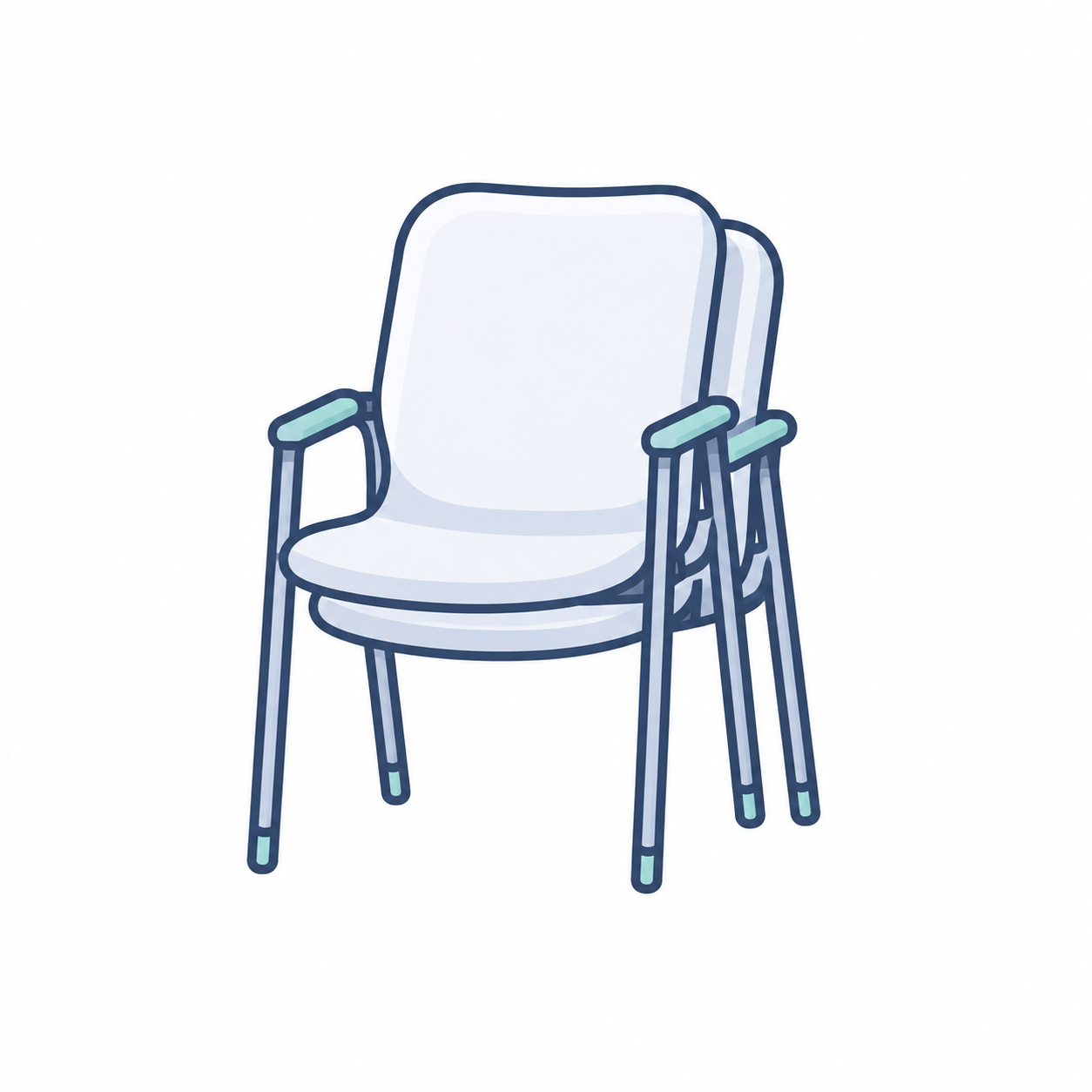 Icon of guest and stacking chairs