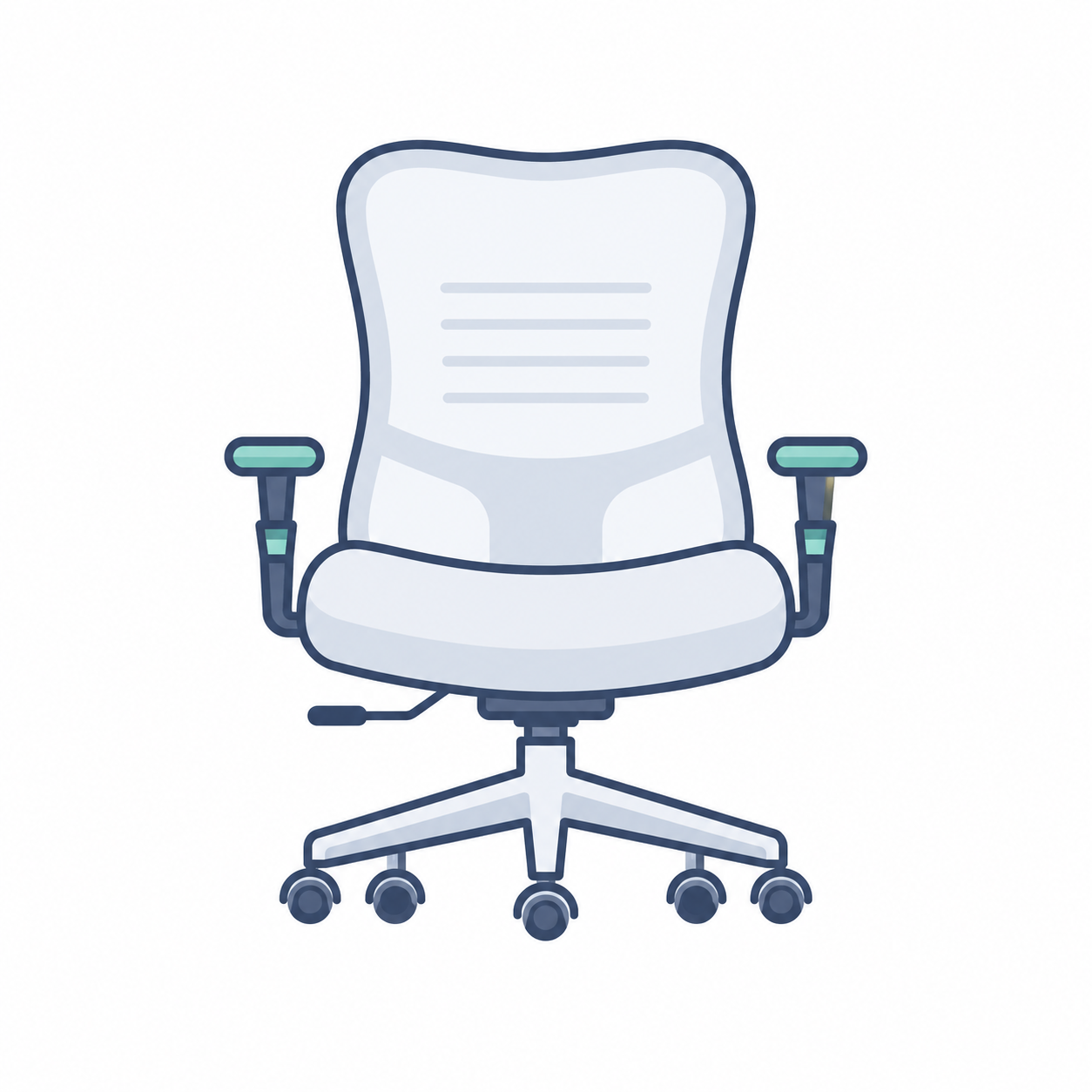 Icon of a manager or executive office chair