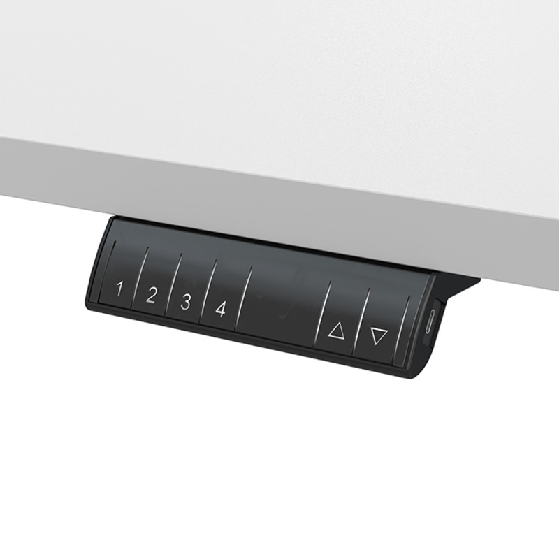 A control panel for Office Furniture EZ's affordable sit stand desk