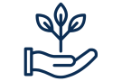 Used office furniture and sustainability icon