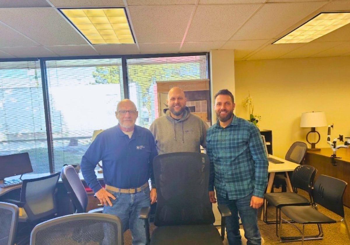 Gary, Tim, and Jeff Schwankl - owner operators of Office Furniture EZ