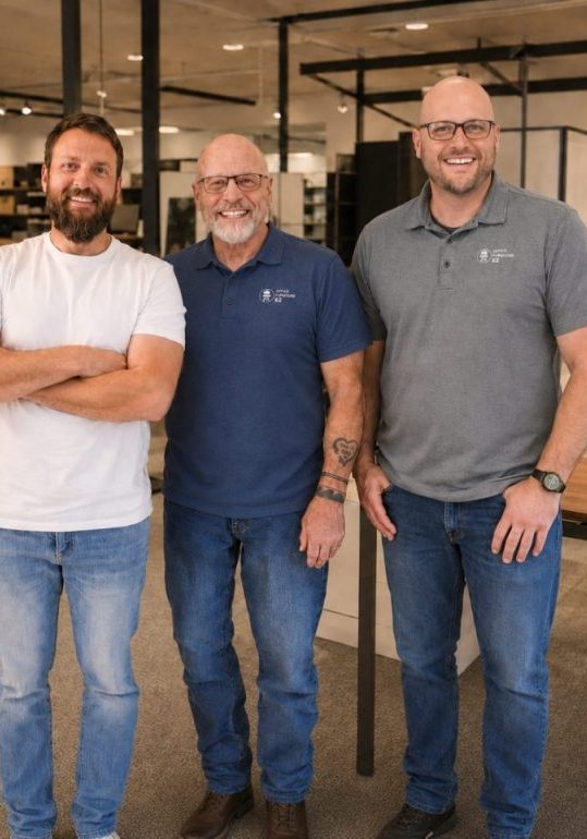 Jeff, Gary, and Tim Schwankl of Office Furniture EZ