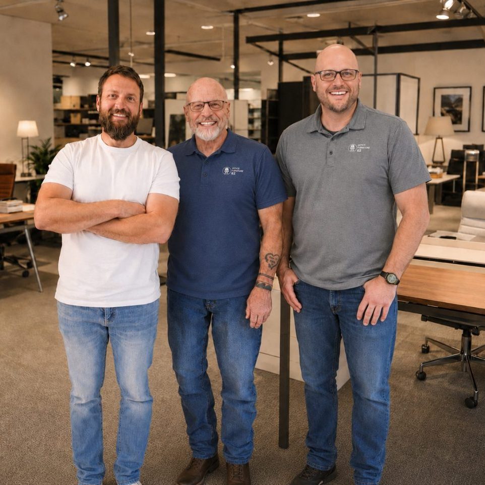 Jeff, Gary, and Tim Schwankl of Office Furniture EZ